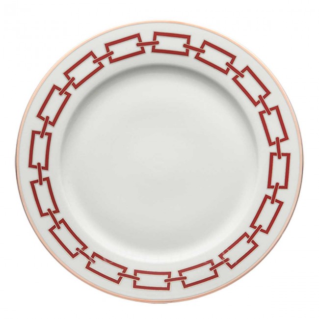 GINORI 1735 Ginori Presentation 접시 Catene Red Ginori 1735 Ginori Presentation Plate Catene Red 01203