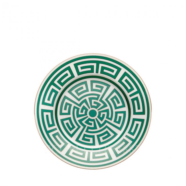 GINORI 1735 브레드 접시 Labirinto 그린 Ginori 1735 Bread Plate Labirinto Green 01190