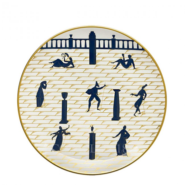 GINORI 1735 Ginori Gio Ponti 접시 PASS에그IATA Archeologica 화이트 Ginori 1735 Ginori Gio Ponti Plate Passeggiata Archeologica White 01182