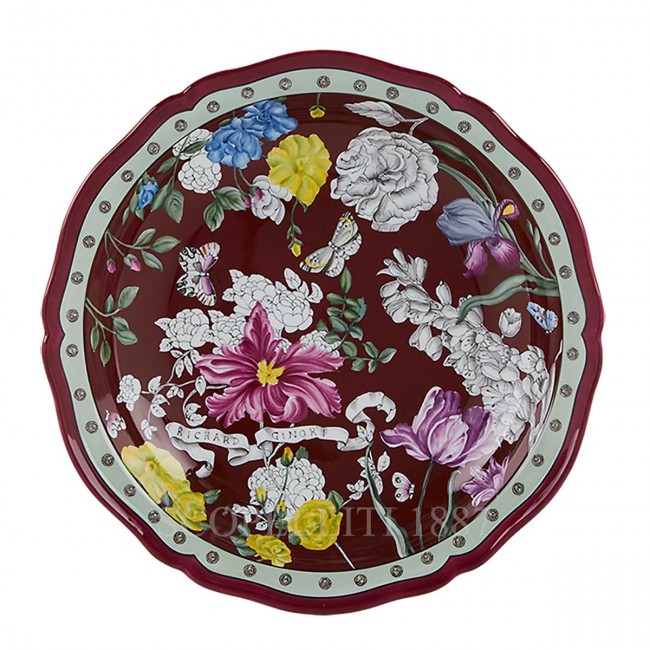 GINORI 1735 Ginori 접시 Giardino dell’Iris 퍼플 Ginori 1735 Ginori Plate Giardino dell’Iris Purple 01169