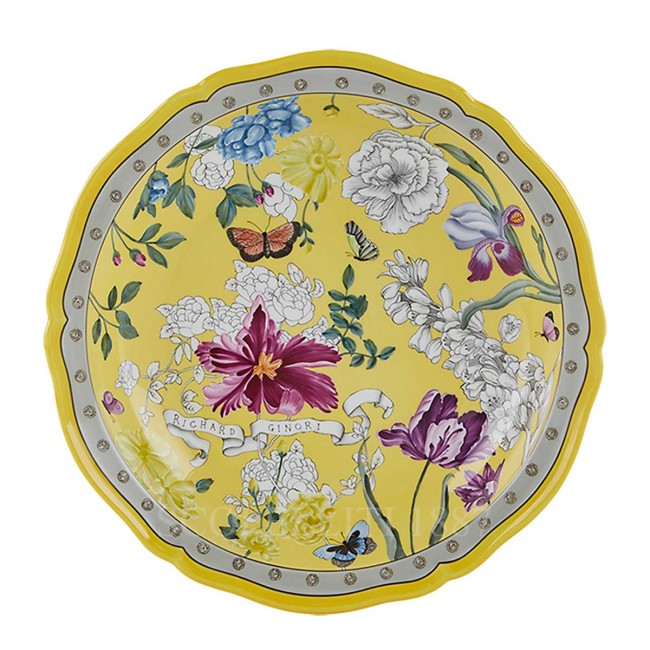 GINORI 1735 Ginori 접시 Giardino dell’Iris Citrine Ginori 1735 Ginori Plate Giardino dell’Iris Citrine 01167