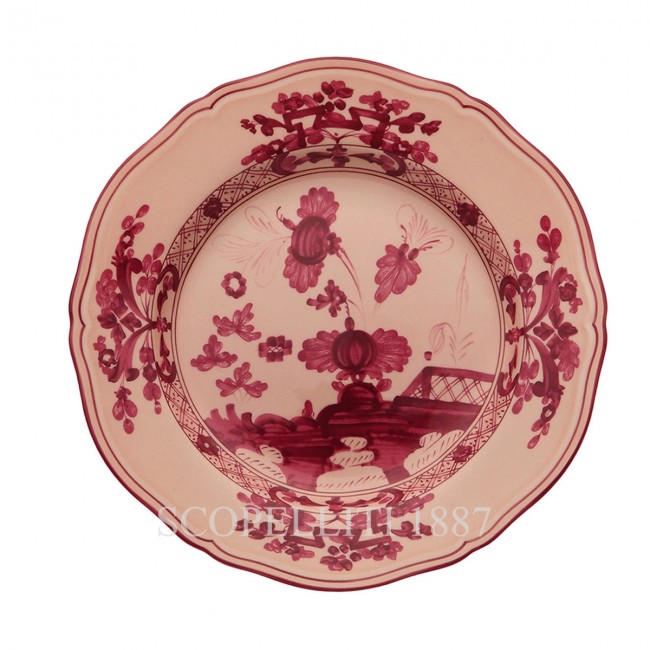 GINORI 1735 Flat 접시 오리엔트E Italiano Vermiglio Ginori 1735 Flat Plate Oriente Italiano Vermiglio 01148