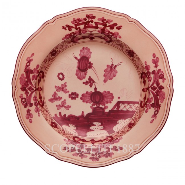 GINORI 1735 Charger 접시 오리엔트E Italiano Vermiglio Ginori 1735 Charger Plate Oriente Italiano Vermiglio 01147