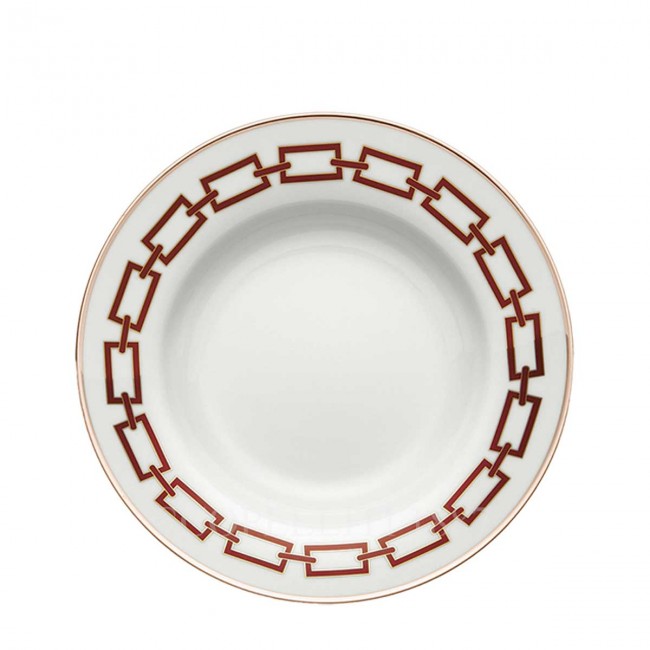 GINORI 1735 Ginori 파스타접시 Catene Red Ginori 1735 Ginori Soup Plate Catene Red 01115
