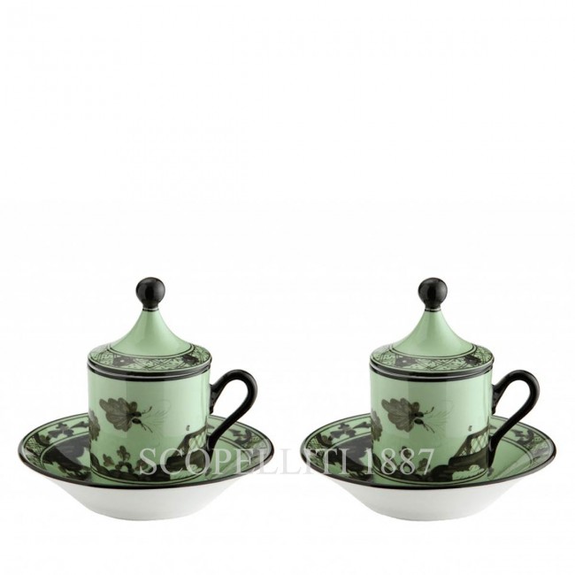 GINORI 1735 Tete a Tete Coffee Set 오리엔트E Italiano Bario Ginori 1735 Tete a Tete Coffee Set Oriente Italiano Bario 01073