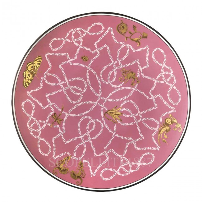 GINORI 1735 Ginori Presentation 접시 Arcadia 핑크 Ginori 1735 Ginori Presentation Plate Arcadia Pink 01072