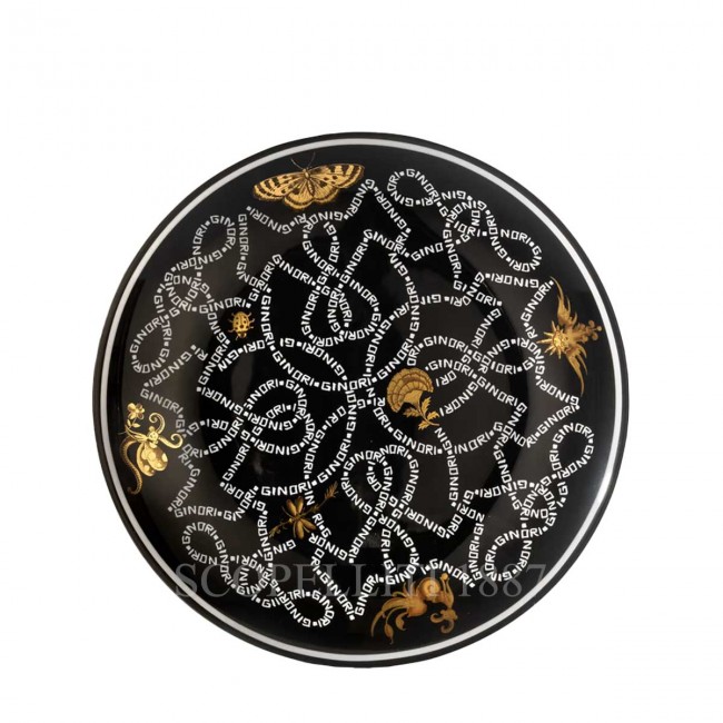 GINORI 1735 Ginori 디저트접시 Arcadia 블랙 Ginori 1735 Ginori Dessert Plate Arcadia Black 01069