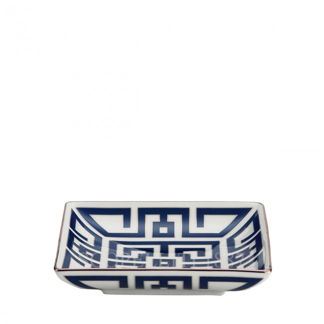 GINORI 1735 Low 사각 스퀘어D Cup Labirinto 블루 Ginori 1735 Low Squared Cup Labirinto Blue 01019