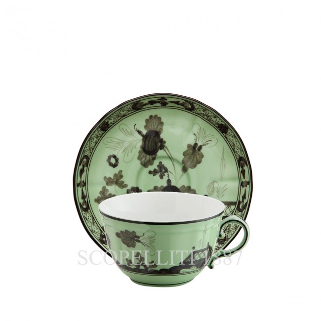 GINORI 1735 티 컵앤소서 오리엔트E Italiano Bario Ginori 1735 Tea Cup and Saucer Oriente Italiano Bario 01007