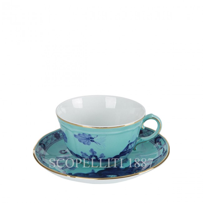 GINORI 1735 티 컵앤소서 오리엔트E Italiano Iris Ginori 1735 Tea Cup and Saucer Oriente Italiano Iris 00975