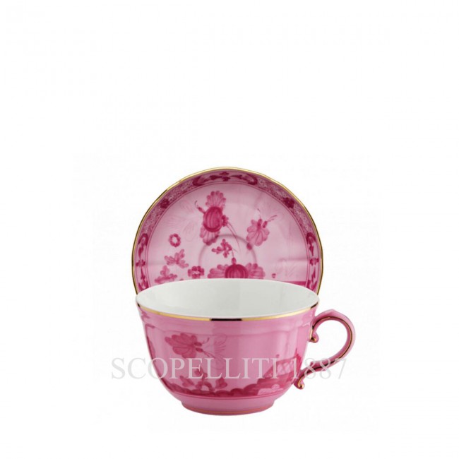 GINORI 1735 티 컵앤소서 오리엔트E Italiano Porpora Ginori 1735 Tea Cup and Saucer Oriente Italiano Porpora 00966