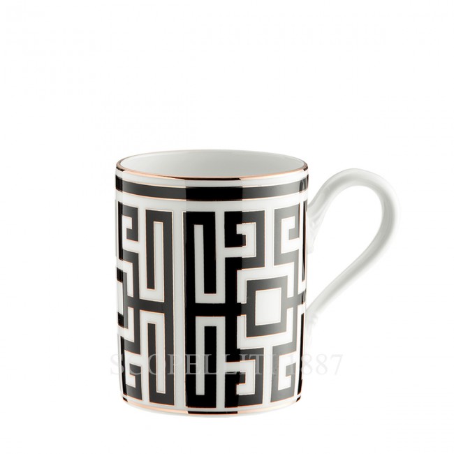 GINORI 1735 머그 Labirinto 블랙 Ginori 1735 Mug Labirinto Black 00960