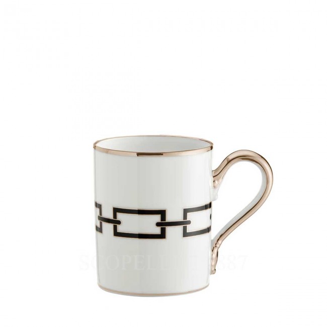 GINORI 1735 Ginori 머그 Catene 블랙 Ginori 1735 Ginori Mug Catene Black 00957