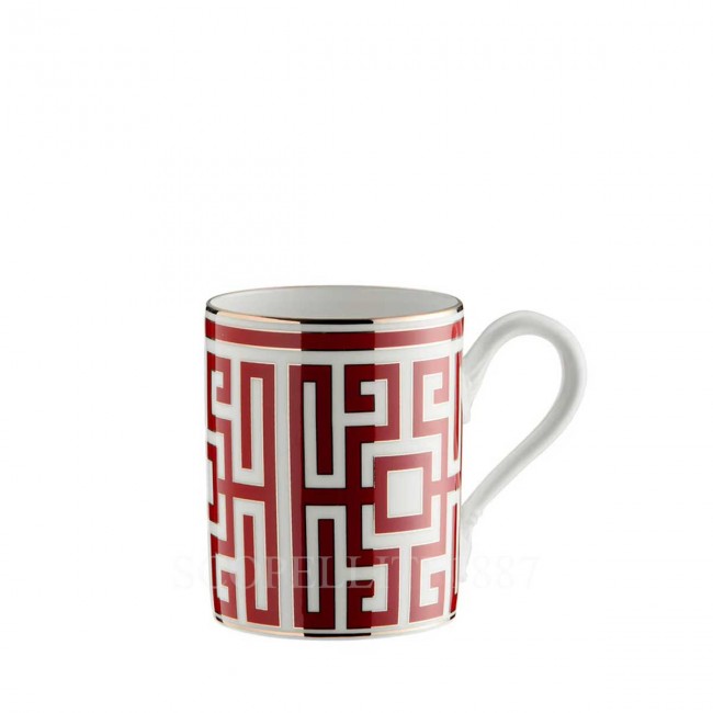 GINORI 1735 머그 Labirinto Red Ginori 1735 Mug Labirinto Red 00954