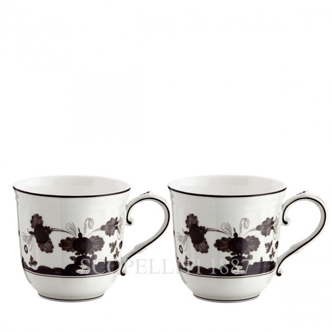 GINORI 1735 머그 Set For Two 오리엔트E Italiano Albus Ginori 1735 Mug Set For Two Oriente Italiano Albus 00937