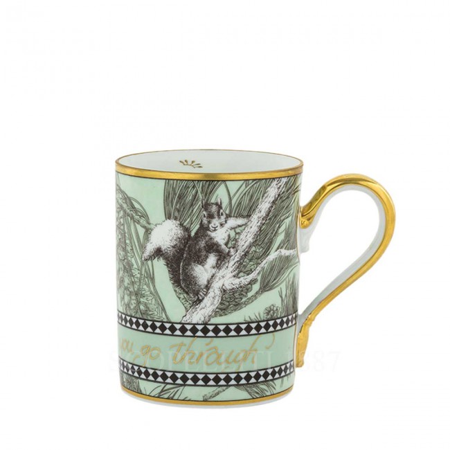 GINORI 1735 Ginori 토템 Squirrel 머그 Customizable Ginori 1735 Ginori Totem Squirrel Mug Customizable 00907