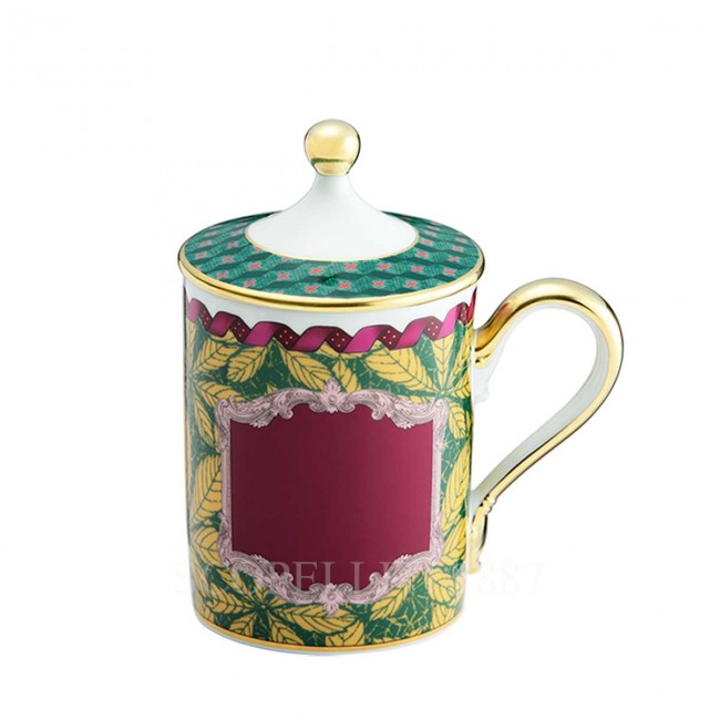 GINORI 1735 Ginori 토템 Monkey 머그 with Lid Ginori 1735 Ginori Totem Monkey Mug with Lid 00902