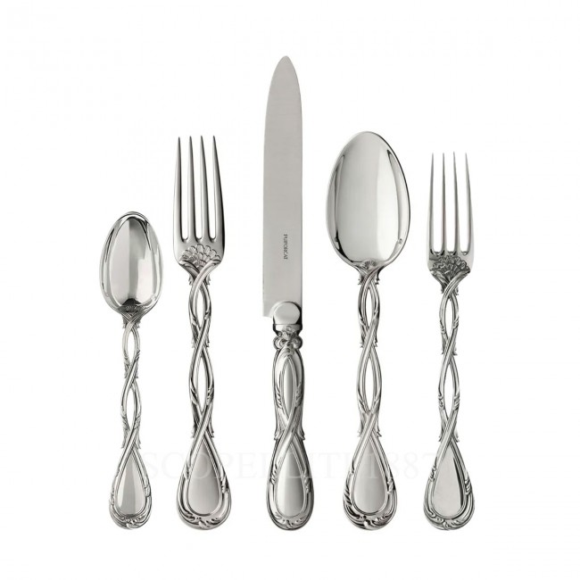 PUIFORCAT Royal 5 피스 P레이스 Setting Sterling 실버 Puiforcat Royal 5 Piece Place Setting Sterling Silver 00890