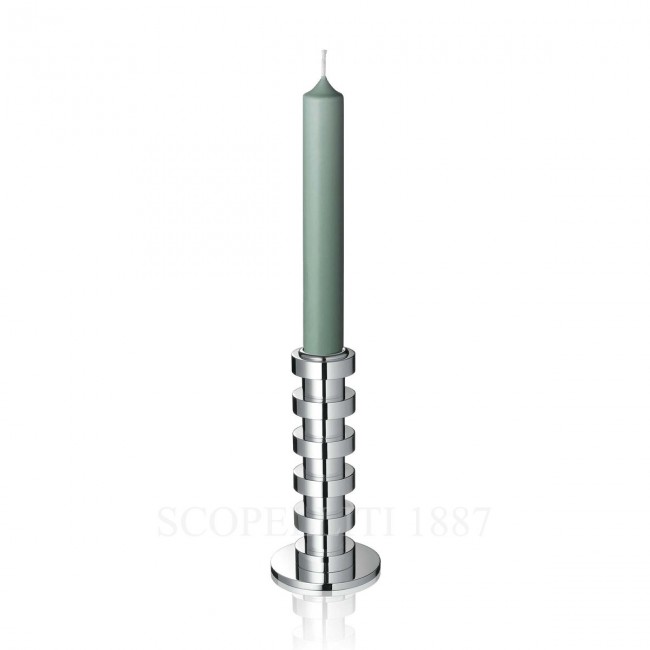 PUIFORCAT 촛대 라지 Ruban 실버 접시D Puiforcat Candlestick large Ruban Silver Plated 00857