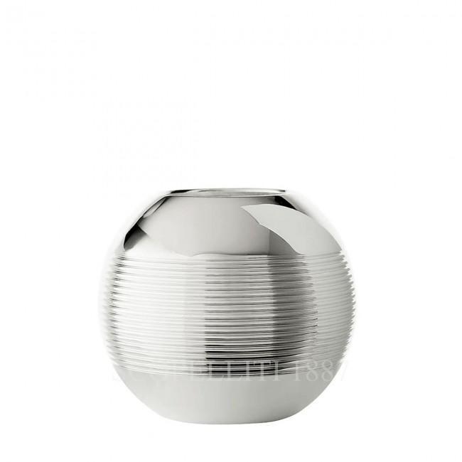 PUIFORCAT Petanque 화병 꽃병 미디움 실버 접시D Puiforcat Petanque Vase Medium Silver Plated 00852