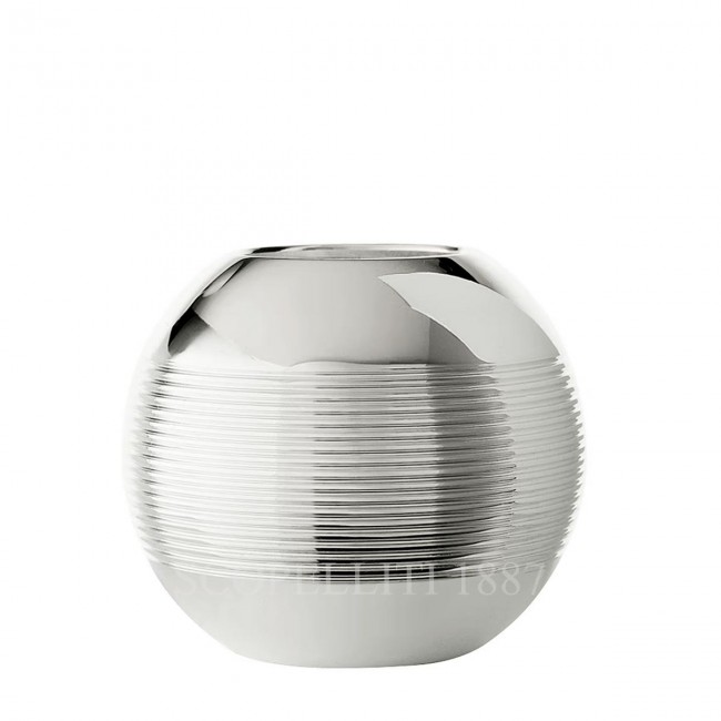 PUIFORCAT Petanque 화병 꽃병 라지 실버 접시D Puiforcat Petanque Vase Large Silver Plated 00851