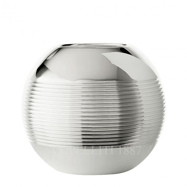 PUIFORCAT Petanque 화병 꽃병 Extra 라지 실버 접시D Puiforcat Petanque Vase Extra Large Silver Plated 00850