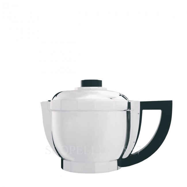 PUIFORCAT Art Deco 1927 티포트 with wood handle 실버 접시 Puiforcat Art Deco 1927 Teapot with wood handle Silver Plated 00816