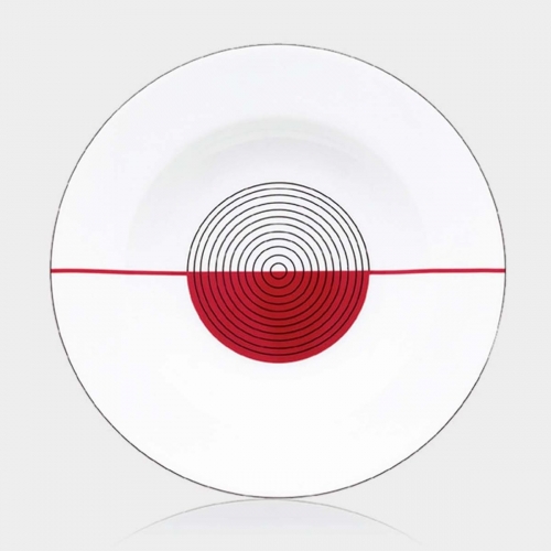 퓌포카 Initiales 딥 Round 플래터 Cercles Puiforcat Initiales Deep Round Platter Cercles 00803