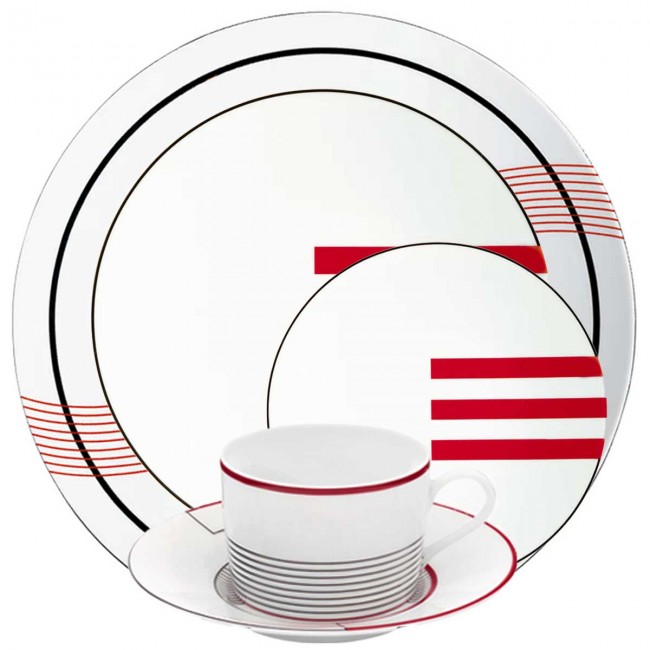 퓌포카 Initiales 5 피스 P레이스 Setting Paralleles Puiforcat Initiales 5 Piece Place Setting Paralleles 00799
