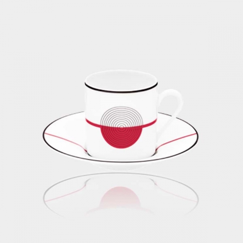퓌포카 Initiales Coffee 컵앤소서 Cercles Puiforcat Initiales Coffee Cup and Saucer Cercles 00791