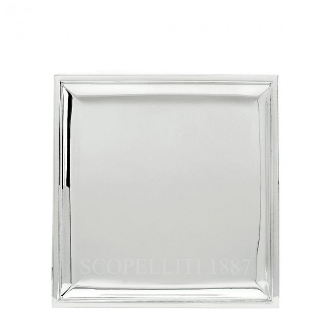 PUIFORCAT “Euclide” 사각 스퀘어 트레이 실버 접시 Puiforcat “Euclide” Square Tray Silver Plated 00767
