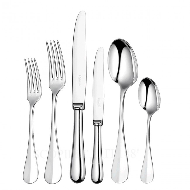 CHRISTOFLE Fidelio 36 pcs 실버 접시D 커트러리 세트 Christofle Fidelio 36 pcs Silver Plated Cutlery Set 00623
