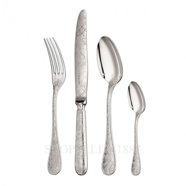 CHRISTOFLE Jardin d’Eden Sterling 실버 커트러리 세트 Christofle Jardin d’Eden Sterling Silver Cutlery Set 00616
