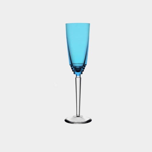 생 루이 Oxymore SKY-블루 샴페인 Flute Saint Louis Oxymore Sky-Blue Champagne Flute 02634