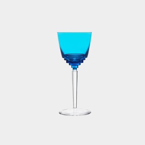 생 루이 Oxymore Hock 글라스 SKY-블루 Saint Louis Oxymore Hock Glass Sky-Blue 02643