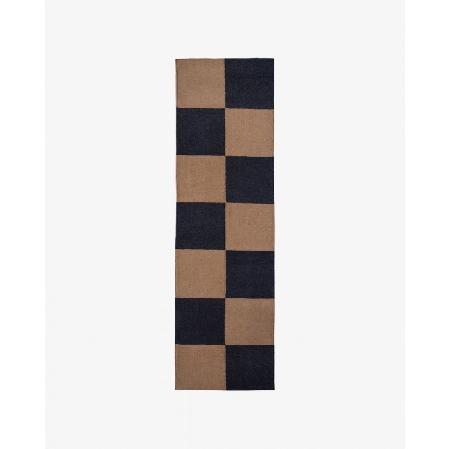 Nordic Knots 사각 스퀘어 Runner Tobacco 00145