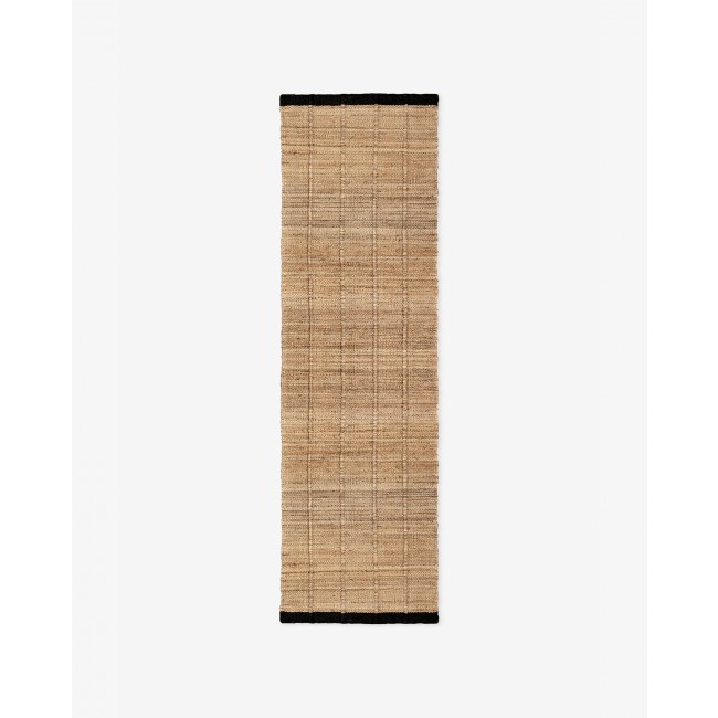 Nordic Knots Jute Runner 블랙 00087