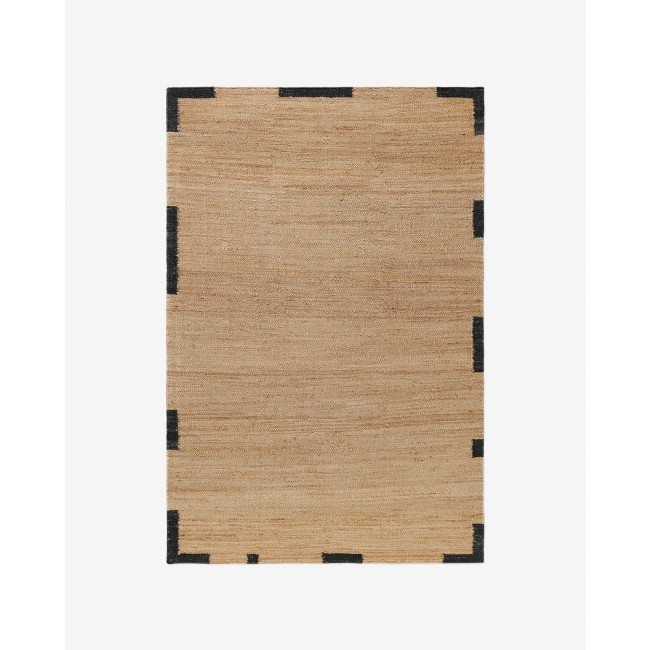 Nordic Knots Jute 엣지 블랙 00080
