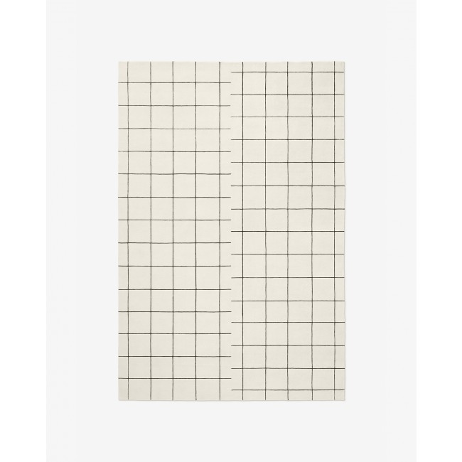 Nordic Knots Grid Dusty 화이트/블랙 00029