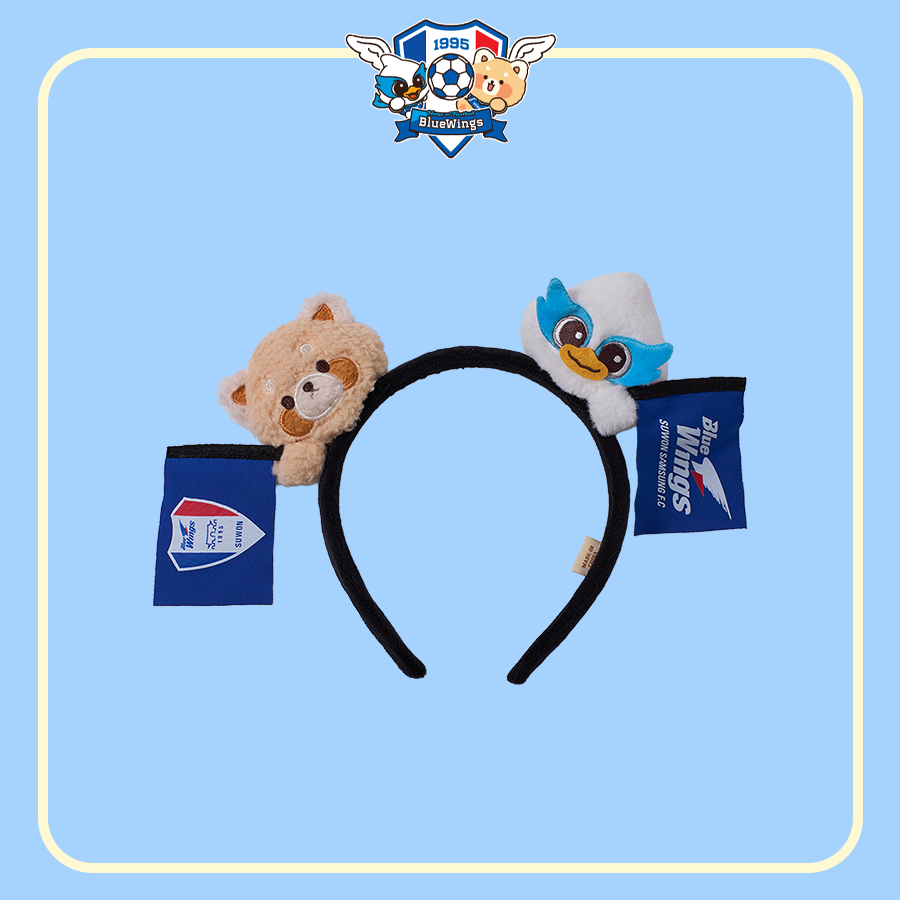수원삼성 블루윙즈X레시 인형머리띠
