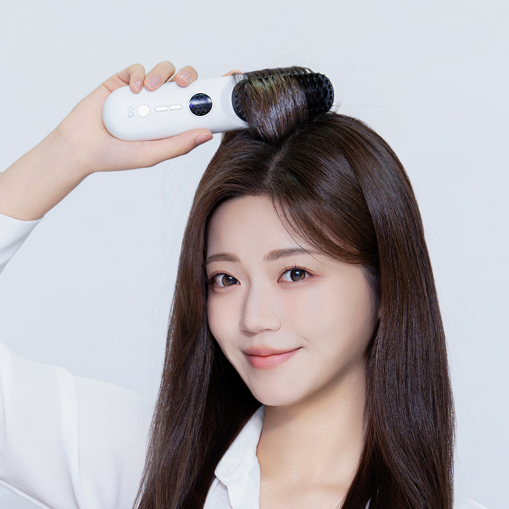 오아 볼륨업 무선 빗 고데기 휴대용 미니 볼륨 고대기 헤어 매직기
