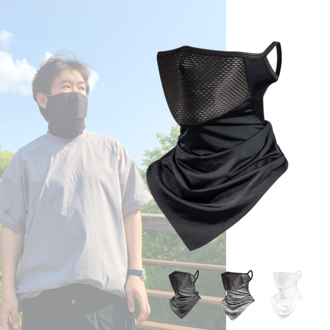 자외선차단마스크 얼굴햇빛가리개 쿨 안면마스크 냉감 여름 골프 자전거 안면가리개