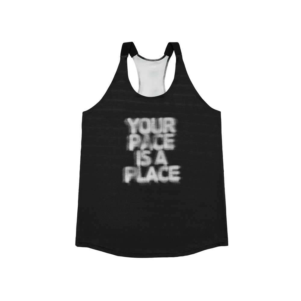 Women's Your Pace Singlet Black