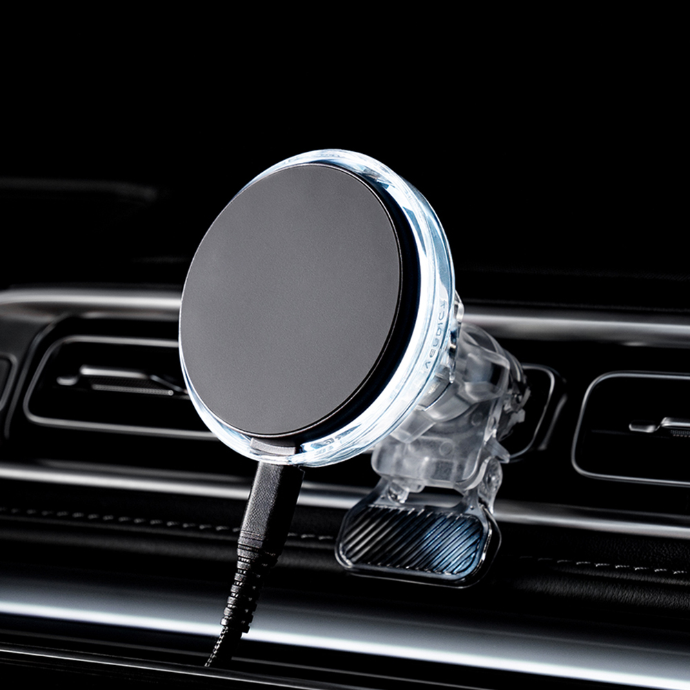 [특가] 차량용 핸드폰 맥세이프 거치대 무선 충전기 루나 에어로