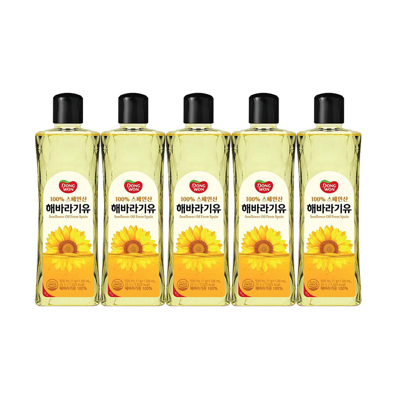해바라기유 500ml 5개