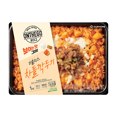 아워홈_[온더고]더블치즈 차돌깍두기_(300g)