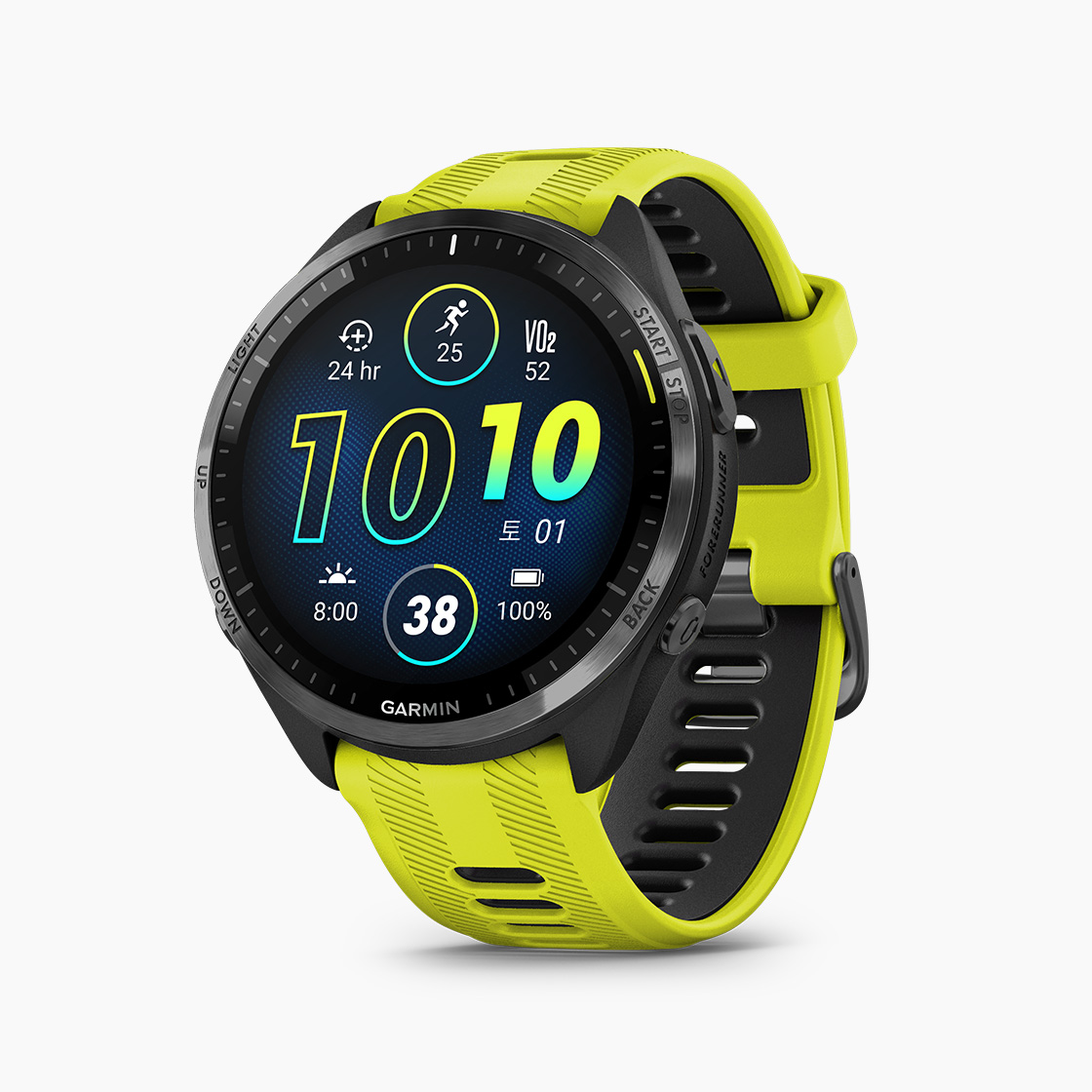 [가민] 포러너 965 러닝 GPS 스마트워치 앰프엘로우, 47mm (010-02809-72)