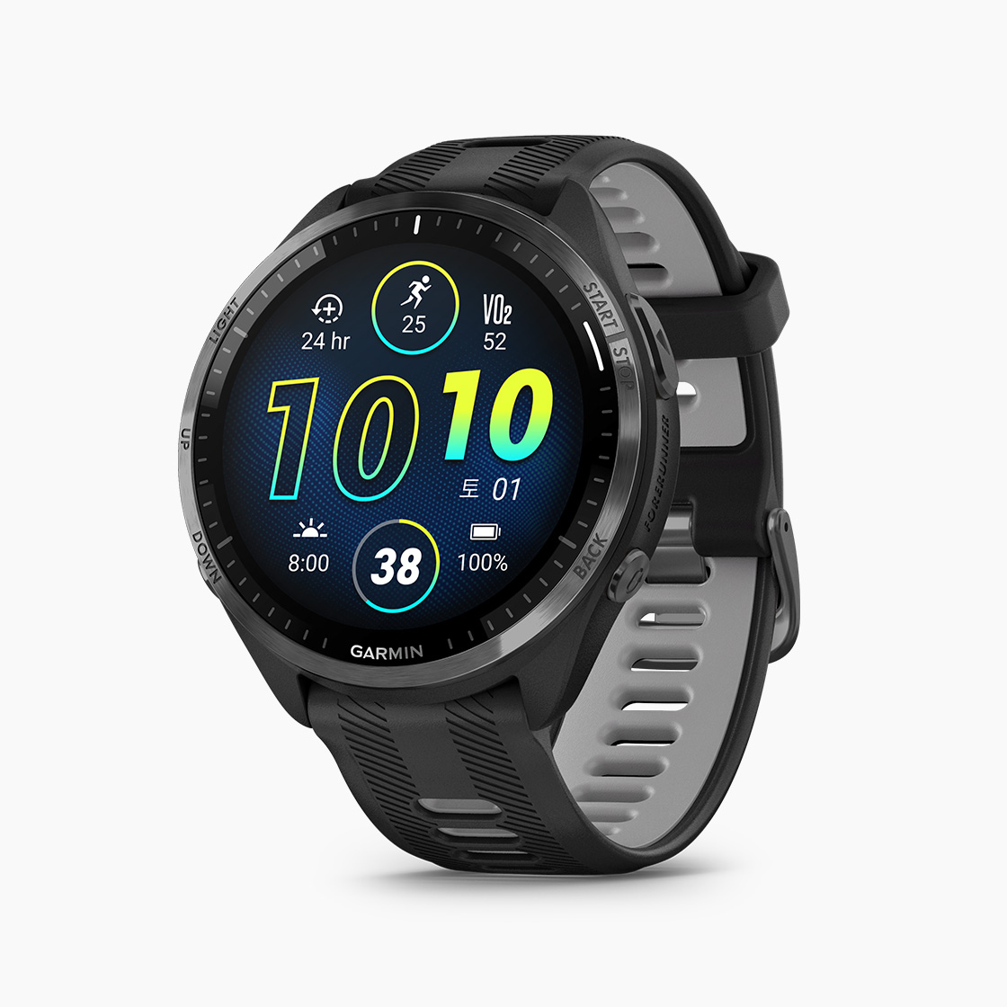 [가민] 포러너 965 러닝 GPS 스마트워치 블랙, 47mm (010-02809-70)