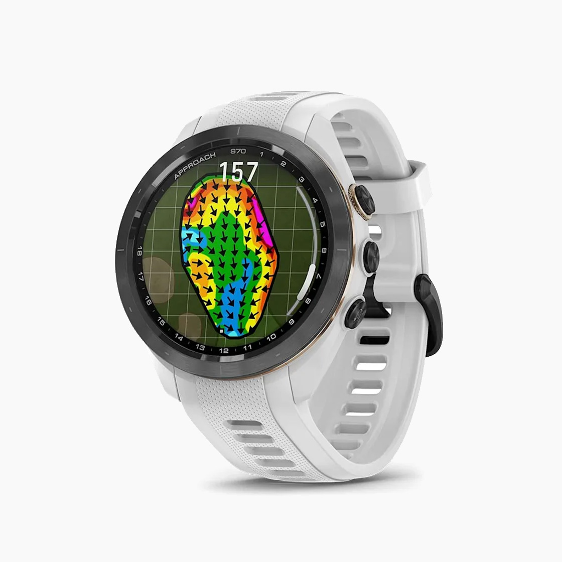 [가민] 어프로치 S70 GC 골프 GPS 스마트워치 화이트 42mm (010-02746-43)