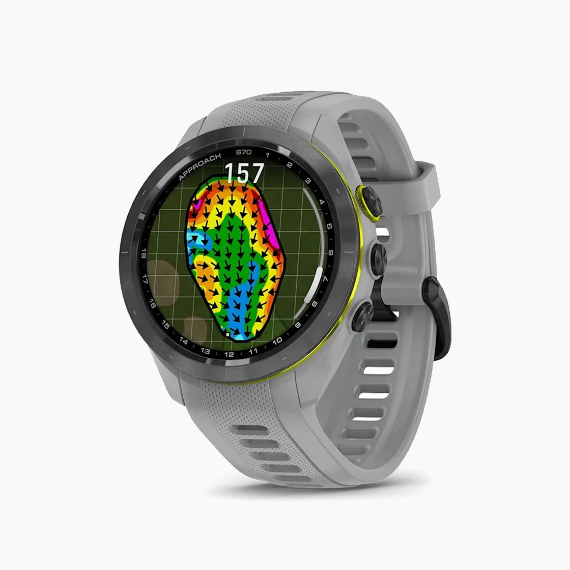 [가민] 어프로치 S70 GC 골프 GPS 스마트워치 파우더그레이 42mm (010-02746-44)